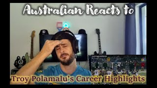 Australian Reacts to Troy Polamalu's Career Highlights
