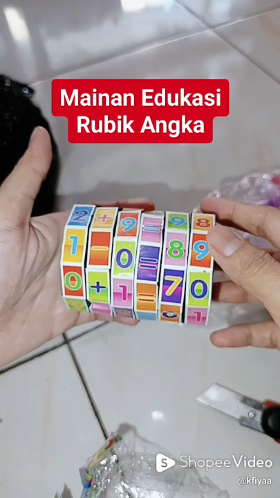 Mainan Edukasi Rubik Angka