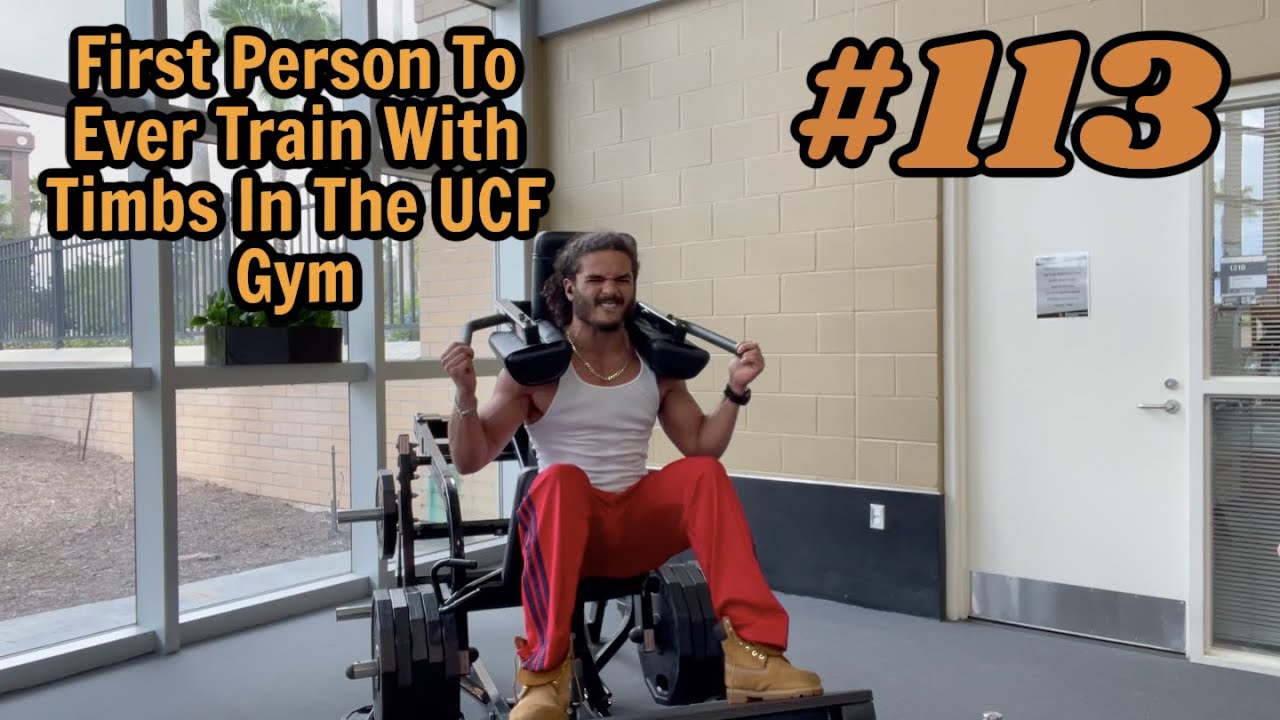 First Person To Ever Train With Timbs In The UCF Gym (Full Leg Workout ...