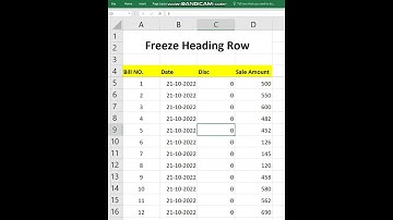 #shorts |Freeze panes| #shorts #short #basicexcel #excel #msexcel #trending #youtube #shortsvideo