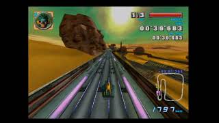 F-Zero GX Max Speed - Sand Ocean Lateral Shift 1'40"434 with Hyper Speeder