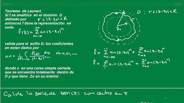 Ejemplos  de serie de Laurent