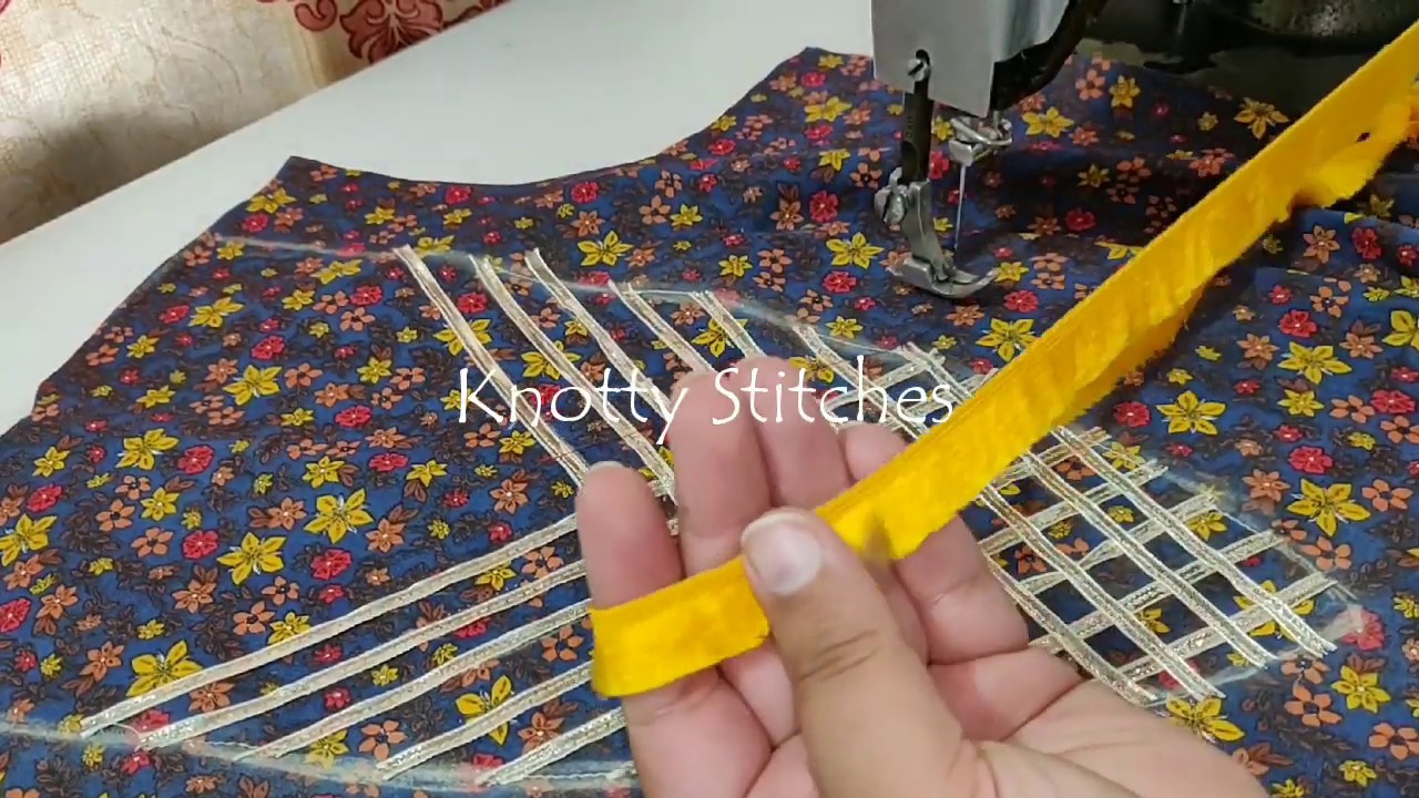 Neck Design for Printed Kurti 