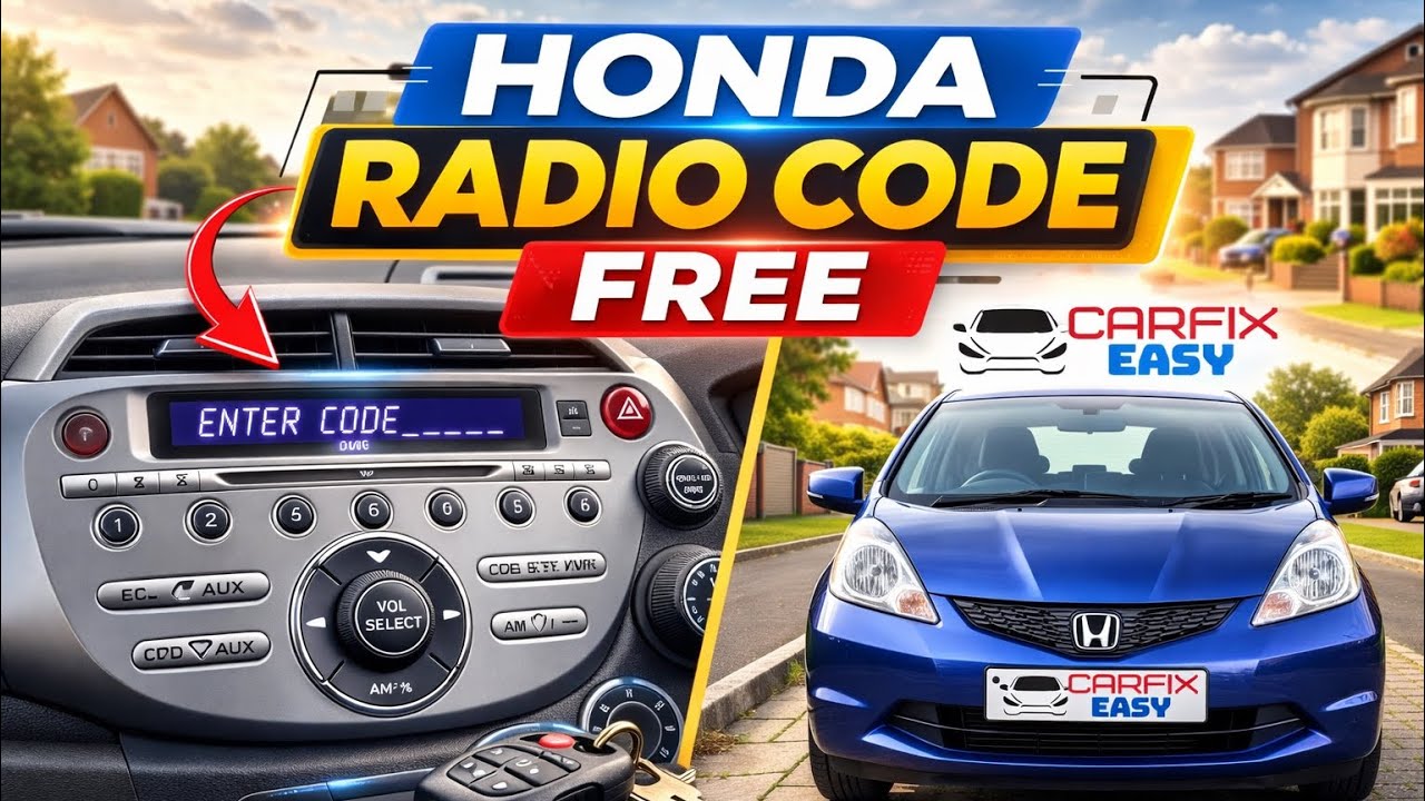 Honda Radio Code FREE — Fast & Easy Guide!