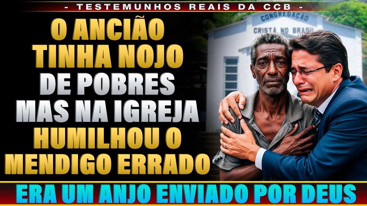 O ANCIÃO QUE DESPREZAVA OS POBRES FOI SALVO POR UM MENDIGO NA PORTA DA IGREJA