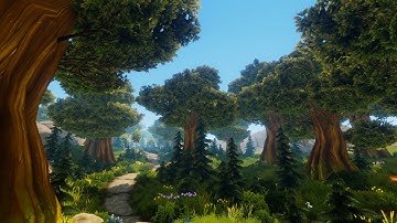 Wind Test - Hand Painted Forest