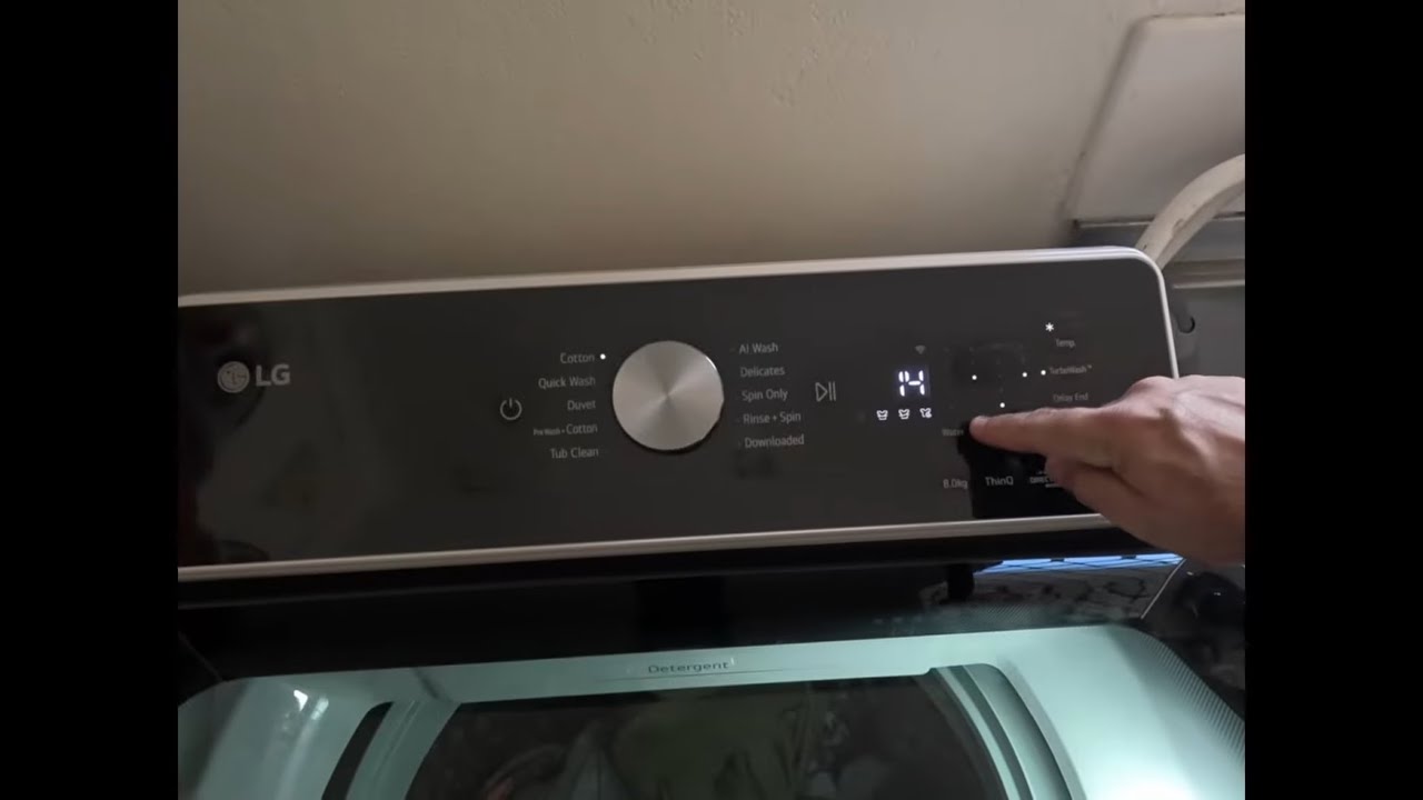 LG 8kg WTX3-08W - Cottons TurboClean Warm - YouTube