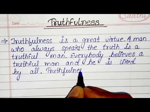 essay on truthfulness in english 100 words