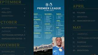 Chelsea's fixtures for the new season are officially out! #chelsea #epl