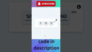 Digital Clock - Light/Dark Mode using html css &amp; Js #html #csstricks #css #javascript #webdeveloper