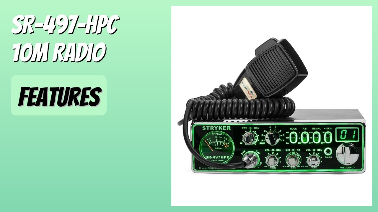 REVIEW (2025): SR-497-HPC 10M Radio. Features