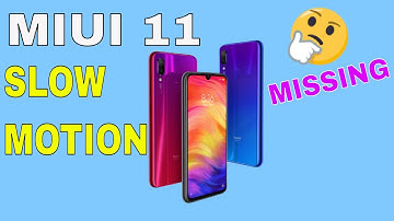 How to Enable Slow Motion in MIUI 11 | Redmi Note 7 PRO Slow Motion | Slow Motion Feature MIUI 11😎