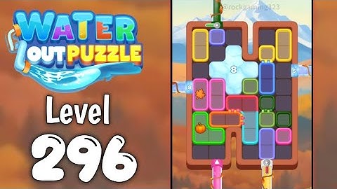 Water Out Puzzle Level 296 Walkthrough