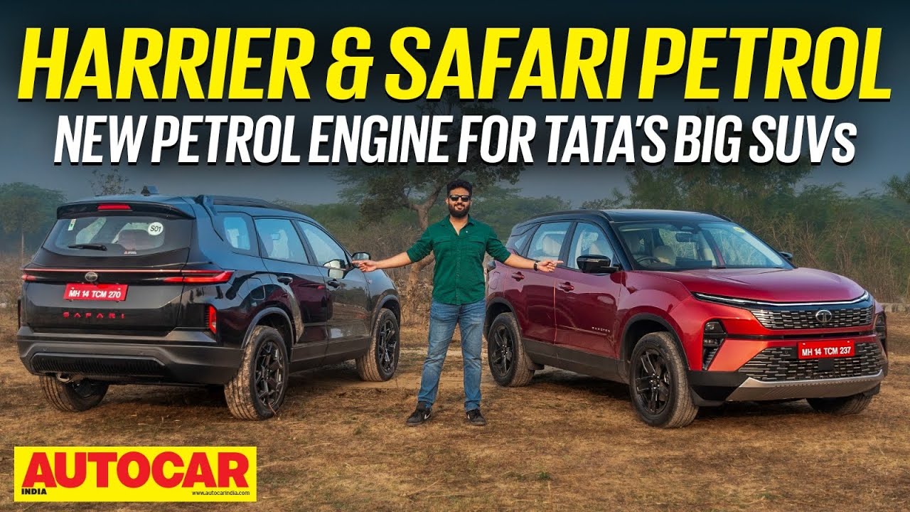 Tata Harrier and Safari petrol review - Change of heart | First Drive | Autocar India