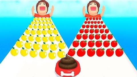 Walkthrough Gameplay All Levels Pancake Run Game Video iOS, Android Mobile Games Video