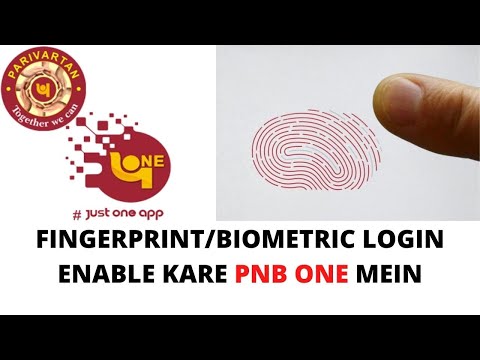 HOW TO ENABLE BIOMETRIC/FINGERPRINT LOGIN IN PNB ONE | HOW TO ENABLE TOUCH ID LOGIN IN PNB ONE