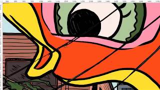 Colouring A Wind-Up Bird Chronicle Poster