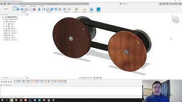 Belt Drive (pt 2) Motion Link - Day 76 of 100 Autodesk Fusion 360 Journey