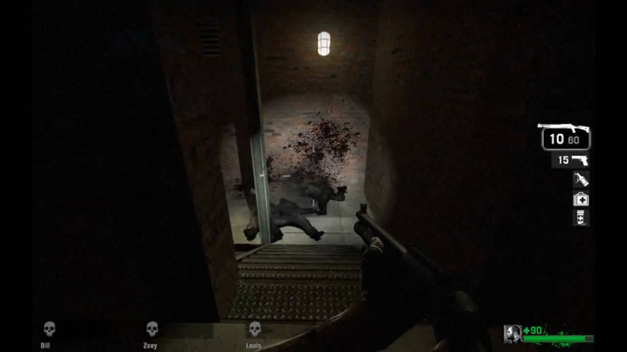 Left 4 Dead 2 Charger 4 Kill Scattering Ram Youtube