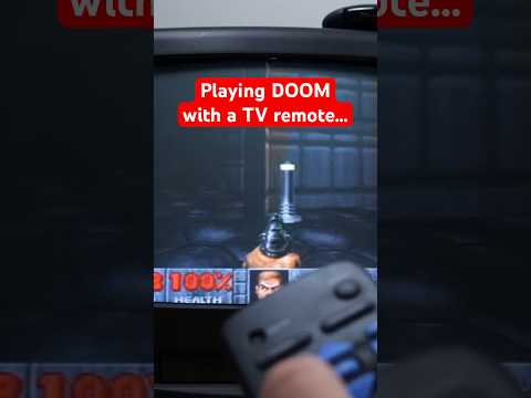 Playing DOOM with a TV remote…