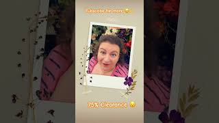 Hobby Lobby Clearance Sale on florals, ribbon home decor and more #shopwithme #wreath  #homedecor