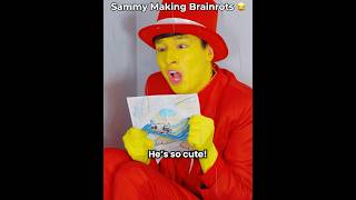 Sammy Making Brainrots 😂 (La Vacca)