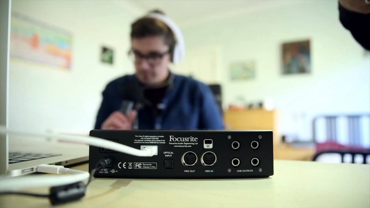 Focusrite Clarett 2Pre Thunderbolt Interface and C Duncan | Full Compass