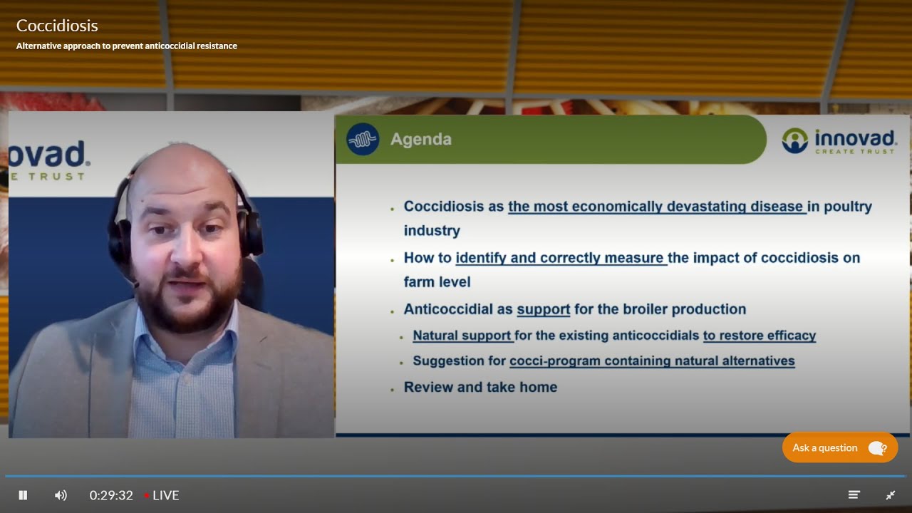 Coccidiosis Webinar: Alternative approach to prevent anticoccidial resistance