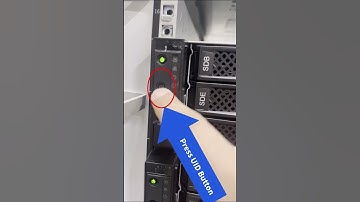 UID (Unit Identifier) Light on Server in Data Center | Blue light on server #readtech #uidserver