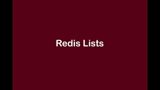 Redis lists | Redis CLI Tutorial | Complete Course
