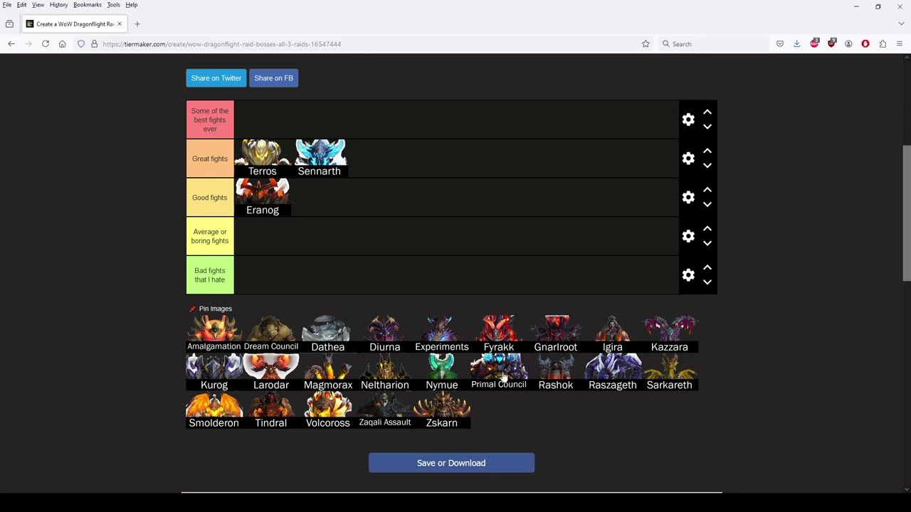 Dragonflight raid boss tier list - Prot Warrior perspective
