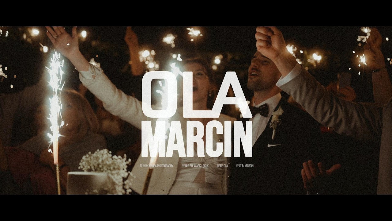 Film Ślubny Ola & Marcin | Wesele Folwark Łękuk | Luz | Bliskość | Emocje