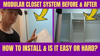 Modular Closet DYI Built In Luxury Closet Review