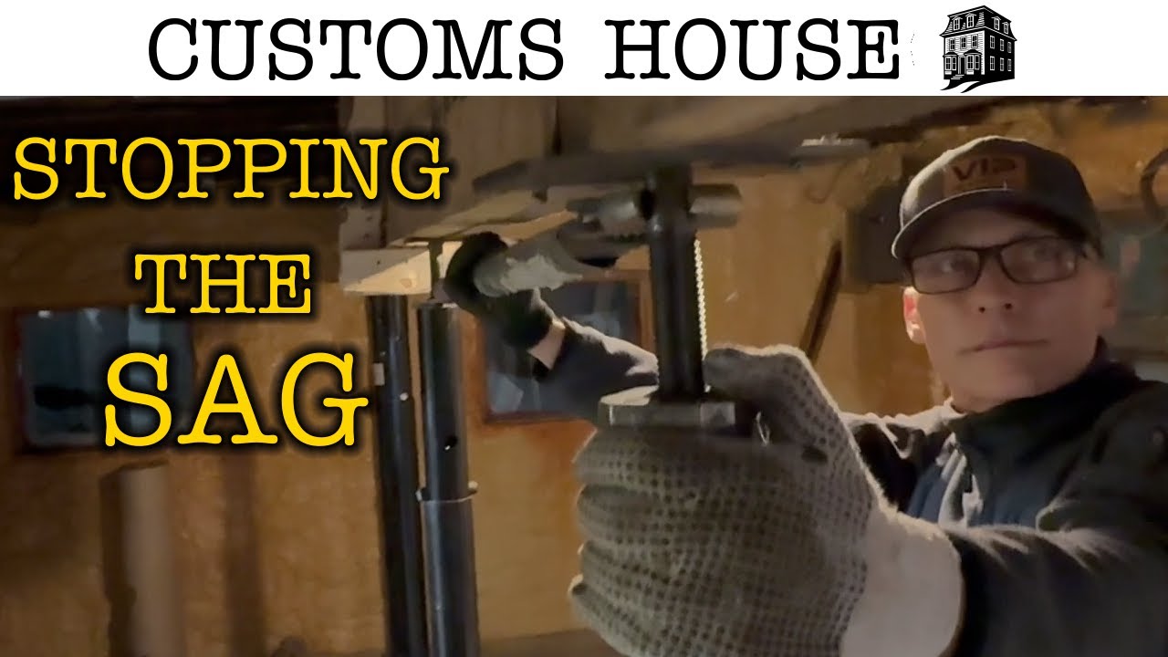 Предотвращение провисания — стабилизация нашего 128-летнего дома