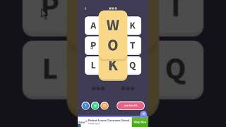 Word Whizzle gameplay on Android