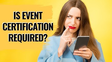 DO YOU NEED TO BE CERTIFIED TO BE AN EVENT PLANNER?