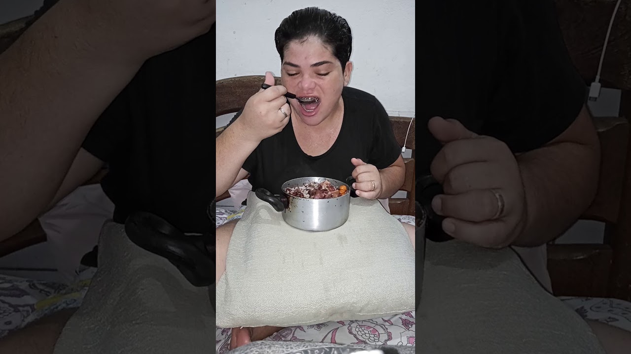 MUKBANG DIRETO NA PANELA | FEIJOADA PARAENSE COM BACON, CALABRESA, BUCHO DE BOI, CARNE, PORCO E +