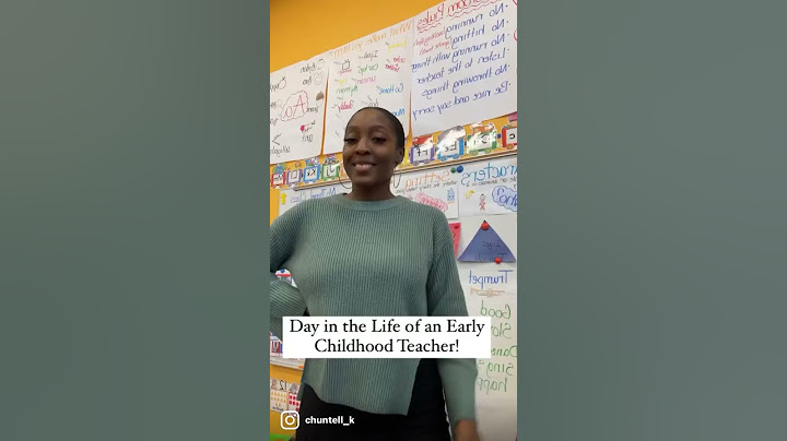 Day in the Life of an Early Childhood Teacher!