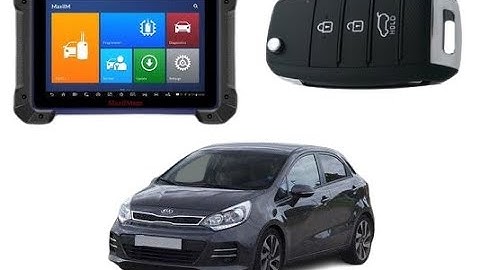 Kia Rio 2015 program all keys lost with Autel IM608.