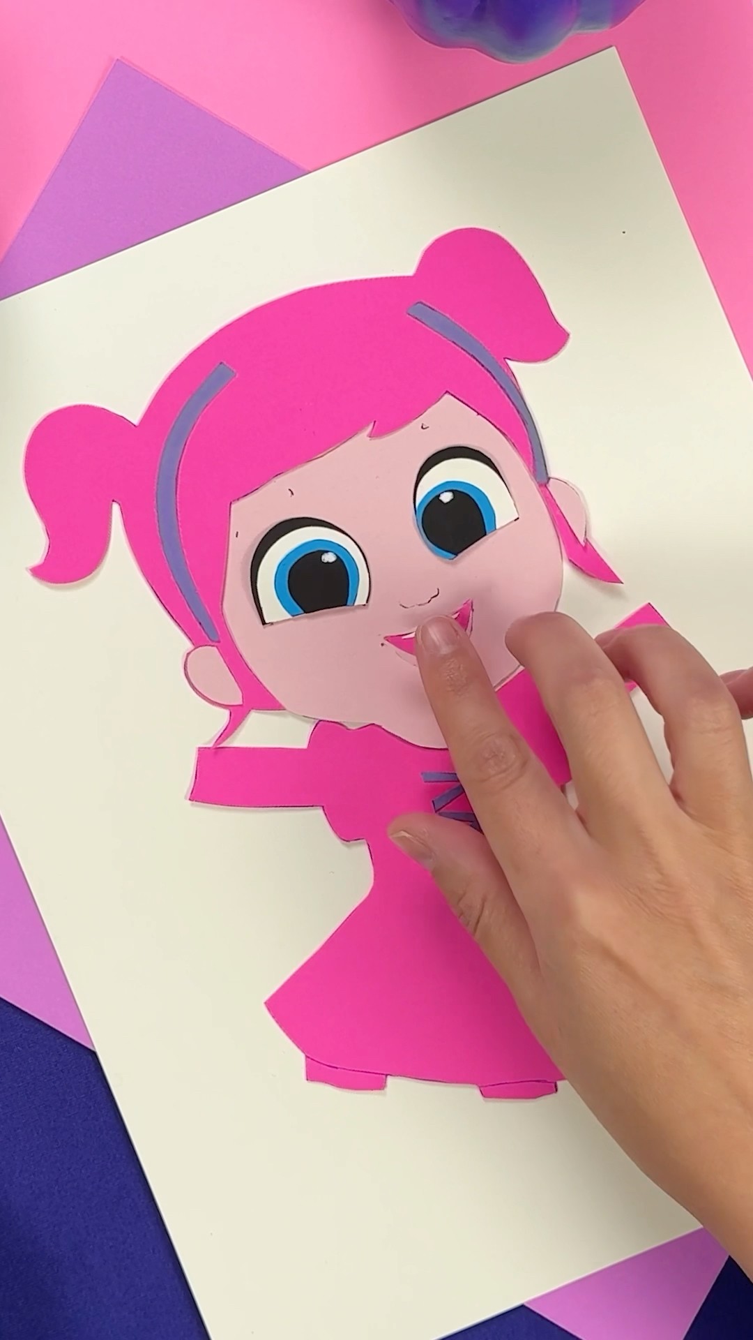 Crafting paper WITCH ? Jill’s Halloween costume ? #nurseryrhymes #kid #diy #halloween #jill #craft