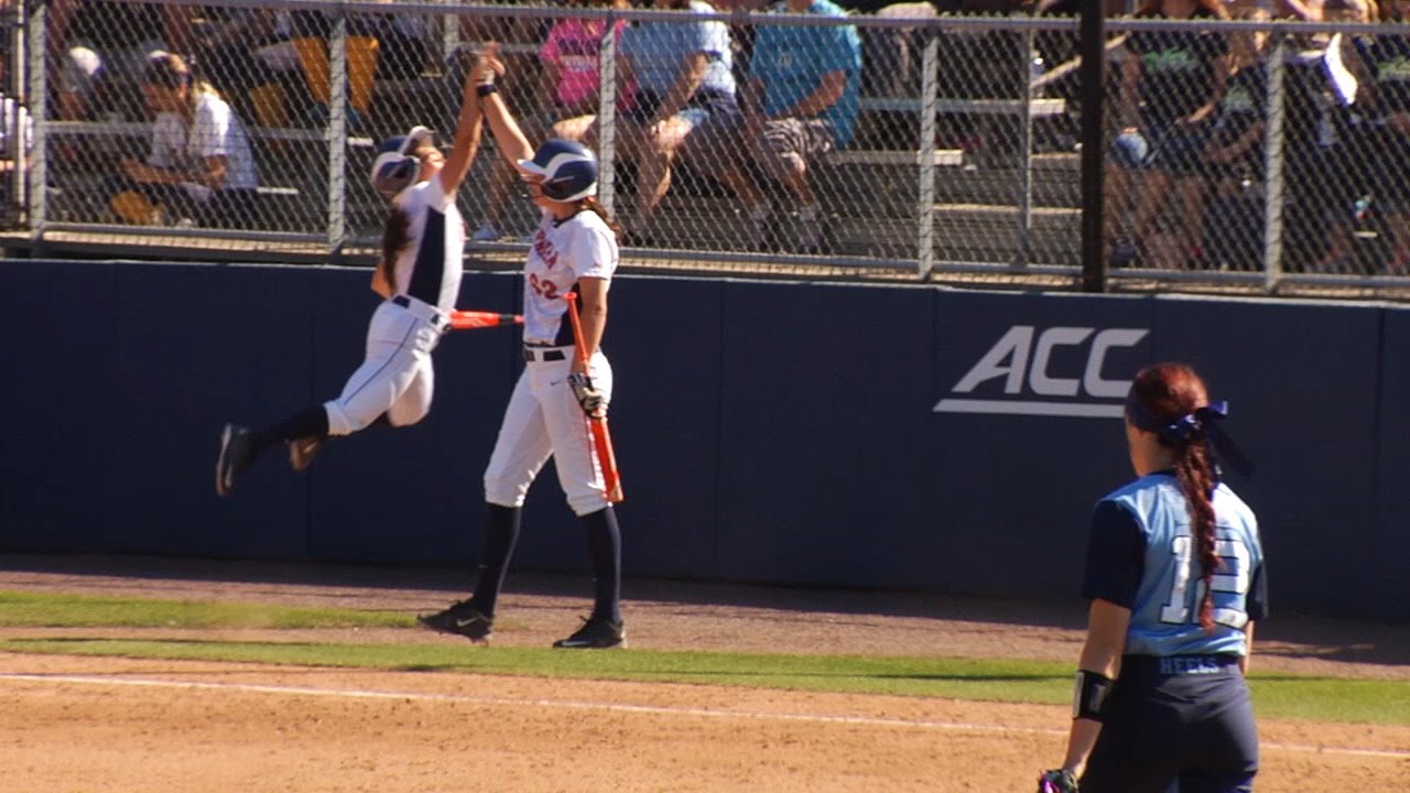 SOFTBALL UVa vs. UNC Game One Highlights YouTube