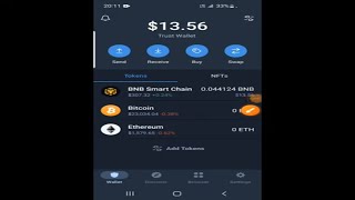 Binance Tutorial: How To Send BNB From Trust Wallet to Binance App screenshot 2