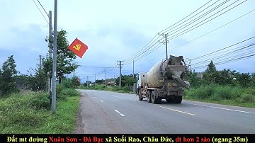 🏠Siêu phẩm có lời!!!mt đường lớn Xuân Sơn - Đá Bạc xã Suối Rao huyện Châu Đức dt hơn 2 sào | NVT3079