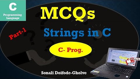 Strings In C programming language Part1|Strings predefined functions NET/SET/GATE/ PET MCQs