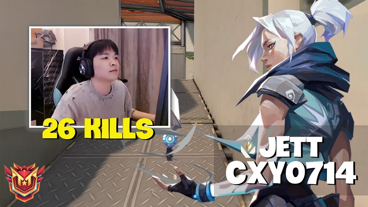 How cxy0714 Breaks the Game with Radiant Jett Mechanics [Engsub]