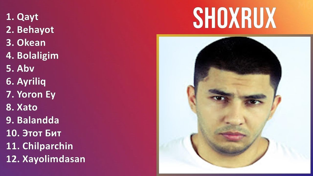 Shoxrux 2025 MIX Top Hits   Qayt, Behayot, Okean, Bolaligim