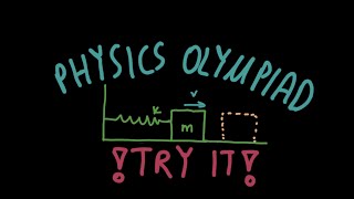 INTERESTING Spring-Mass Problem with FRICTION (Physics Olympiad)