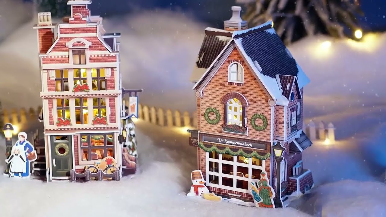 Cubic Fun 3D Puzzle Christmas Houses