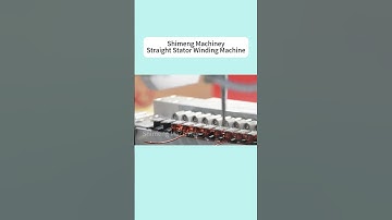Shimeng Machiney Straight Stator Winding Machine #automaticmachine #machine #windingmachine