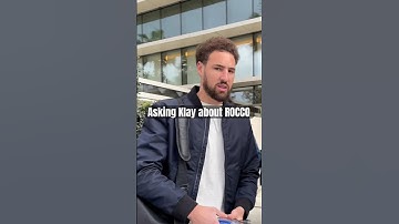 Asking Klay Thompson about his dog Rocco 🐕 #warriors #klaythompson #shorts